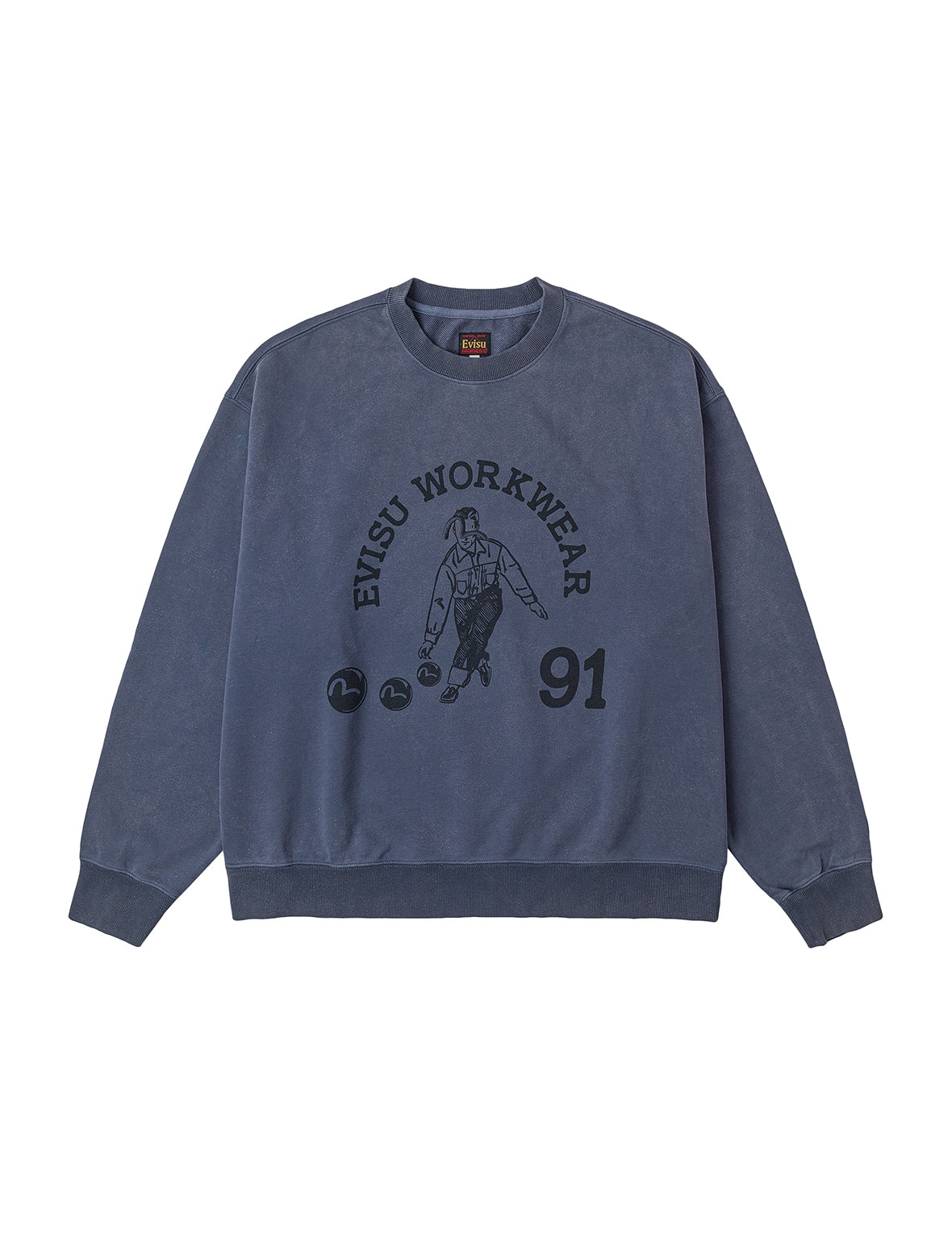 ボウリングワークウェアプリント リラックスフィット スウェットシャツ